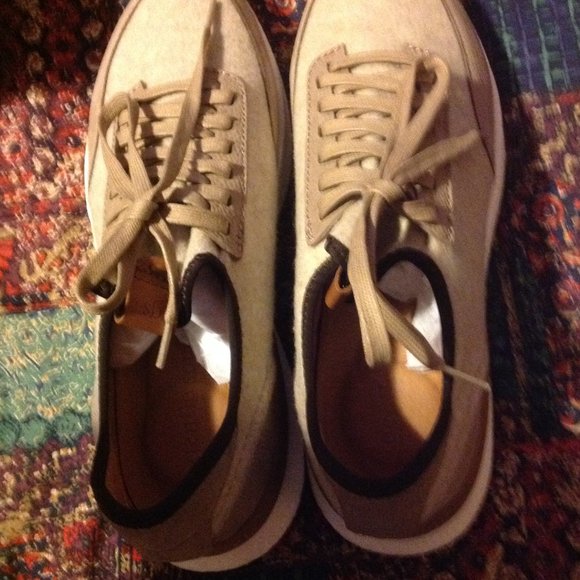 Gentle Souls Men's Laurence Jogger Tan Leather & Wool Sneakers -11.5M-New in Box - Picture 6 of 11